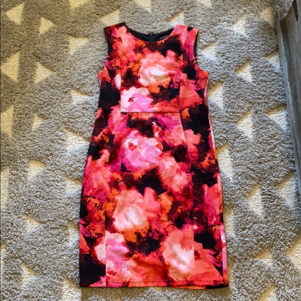 Ladies Floral business dress
